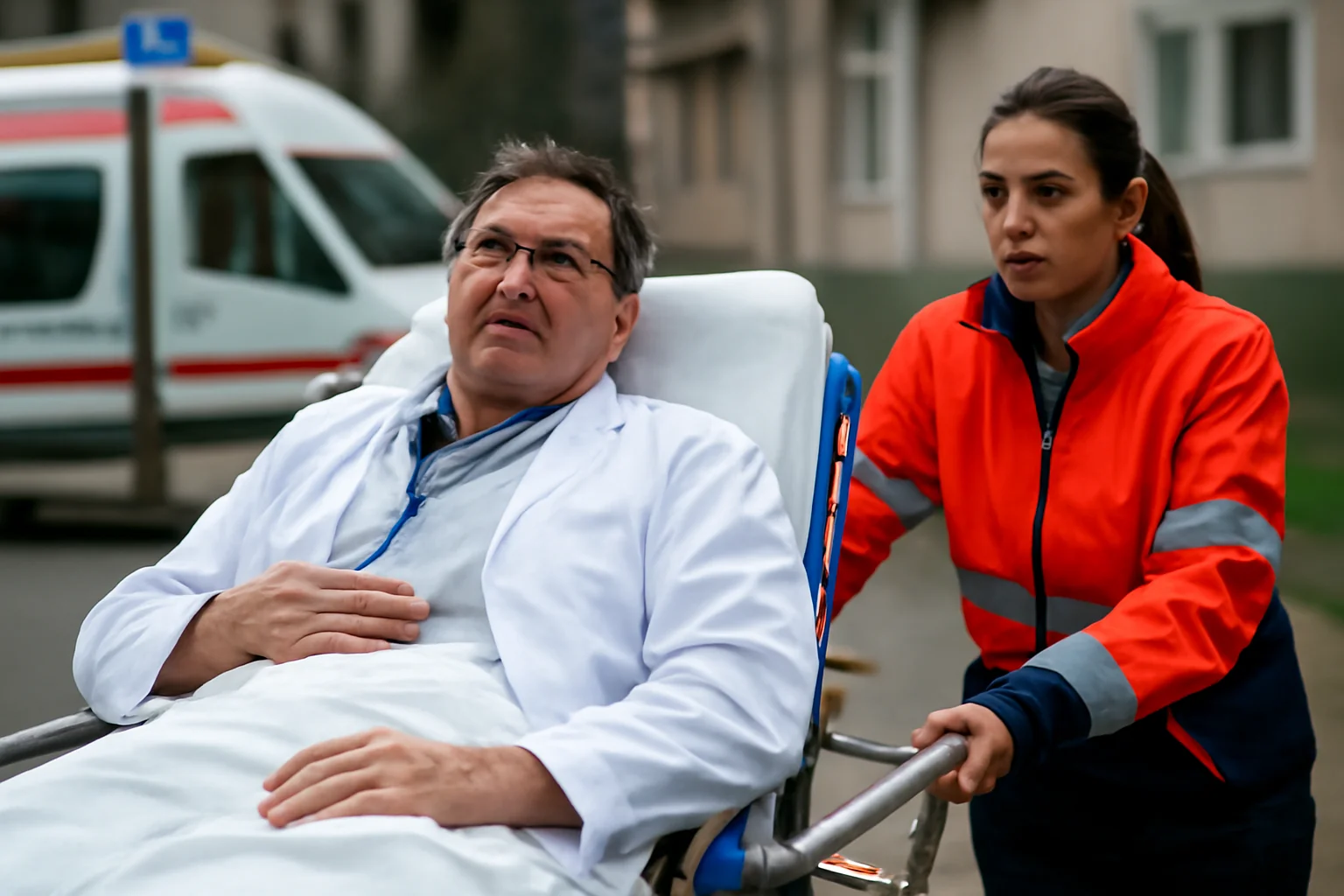 Medic pediatru din Borșa, transferat cu infarct la Spitalul Județean din Baia Mare
