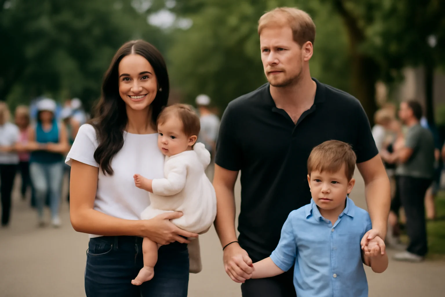 Meghan Markle și Prințul Harry, apariție rară alături de cei doi copii. Archie și Lilibet au participat la un eveniment caritabil