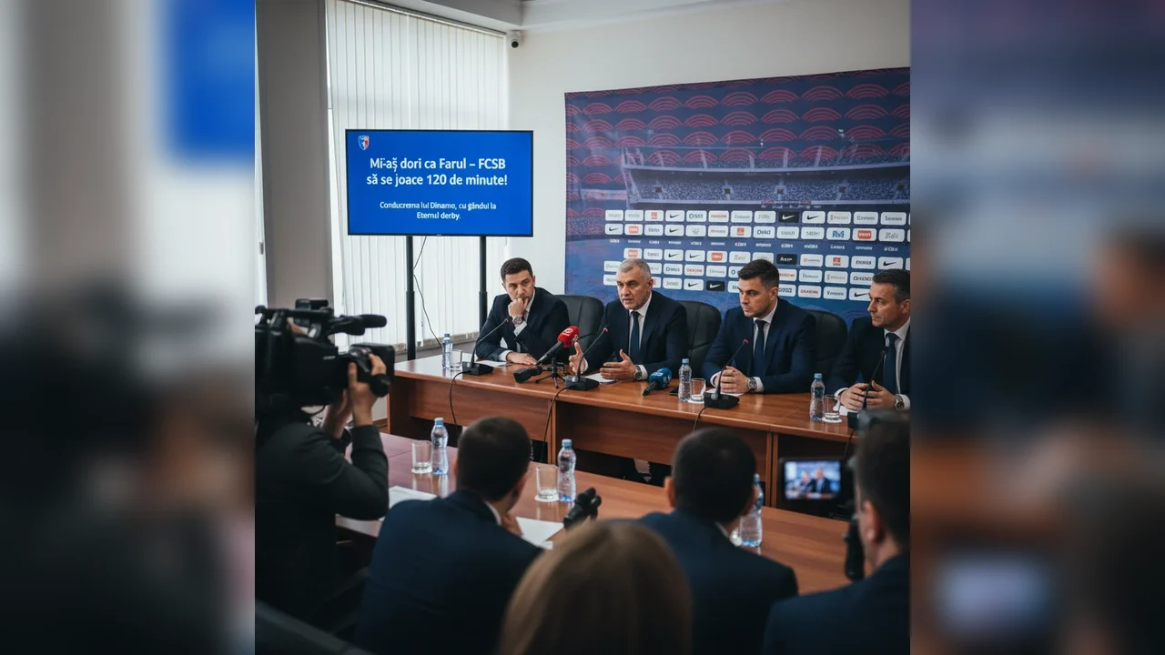 „Mi-aș dori ca Farul – FCSB să se joace 120 de minute!”. Conducerea lui Dinamo, cu gândul la Eternul derby