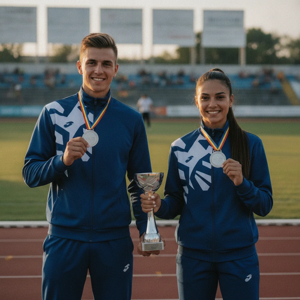 Mihai Andrei Țînțar și Alexandra Roman, vicecampioni naționali la ștafeta mixtă