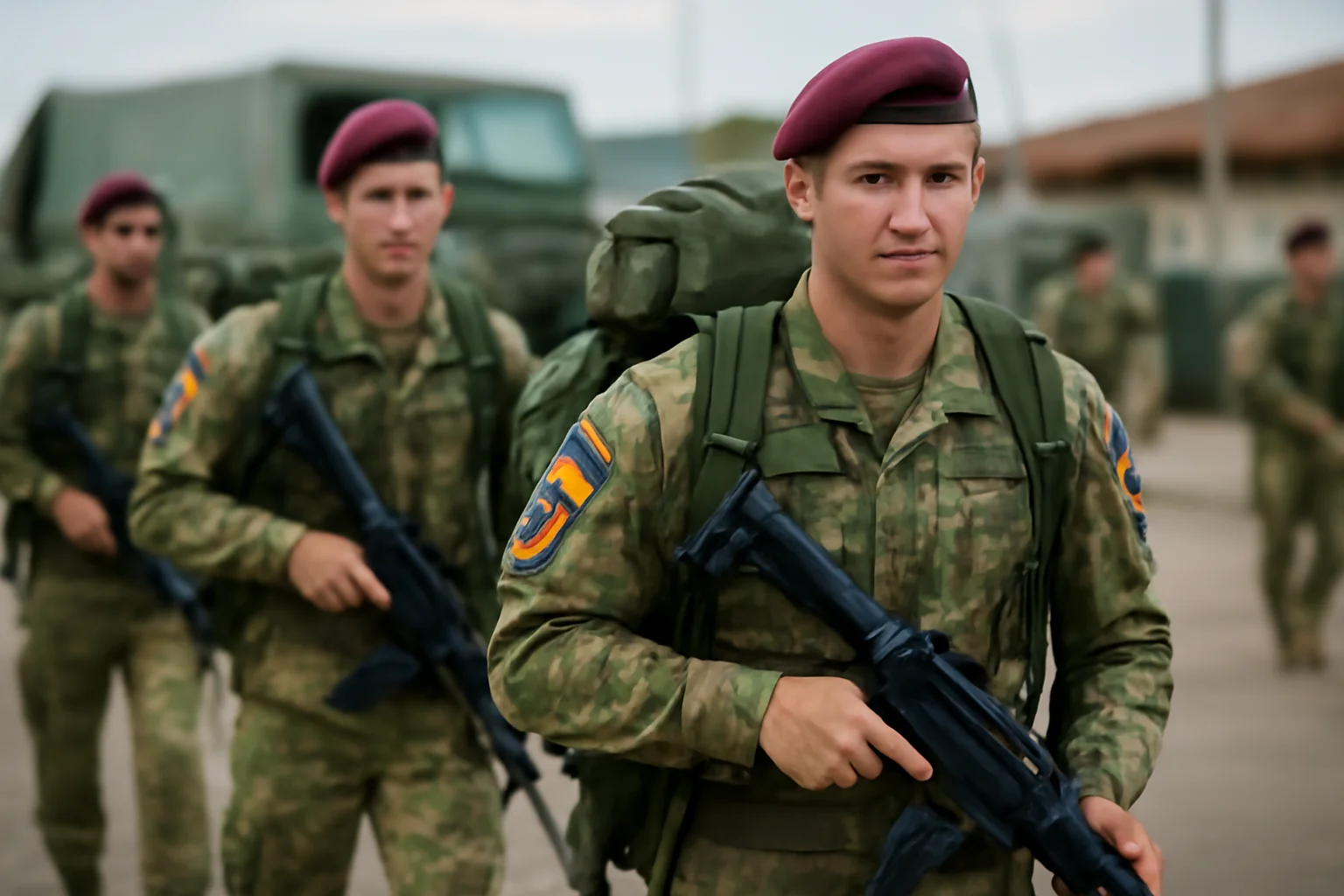 Militari maramureșeni, întâmpinați la Baia Mare după o misiune de șase luni în Africa Centrală