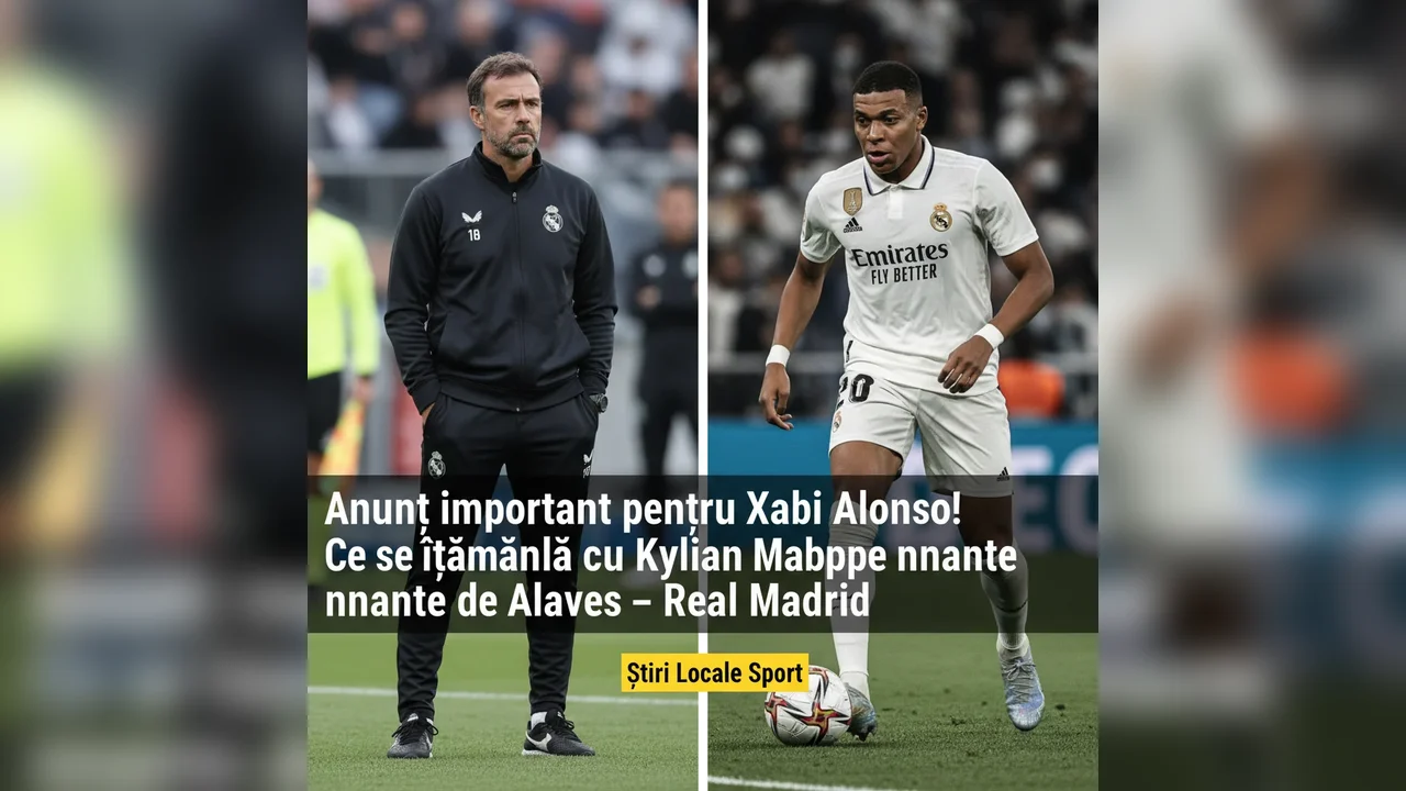 Anunț important pentru Xabi Alonso! Ce se întâmplă cu Kylian Mbappe înainte de Alaves – Real Madrid