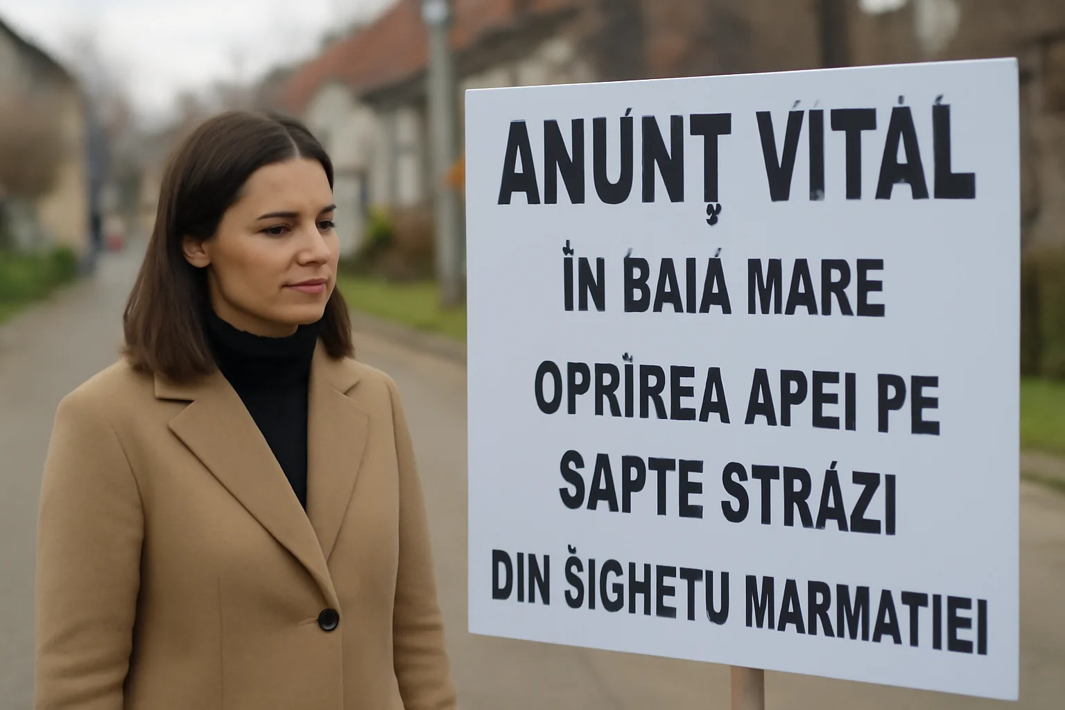 Oprire temporară a apei anunțată de Vital Baia Mare pe șapte străzi din Sighetu Marmației