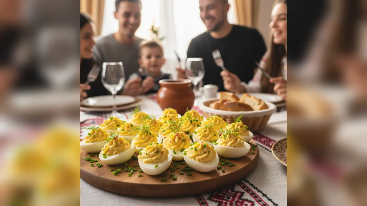 Ouă umplute – aperitive gustoase și ușor de pregătit pentru masa de sărbători și nu numai