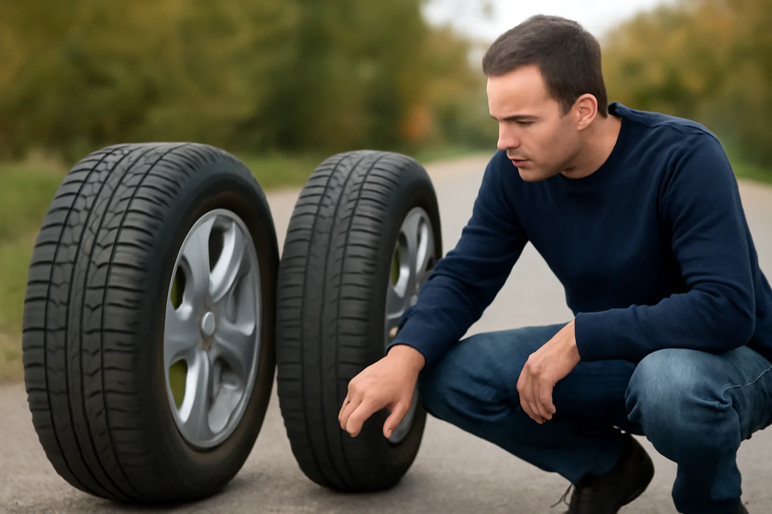 Pata de contact a roții variază cu lățimea anvelopei