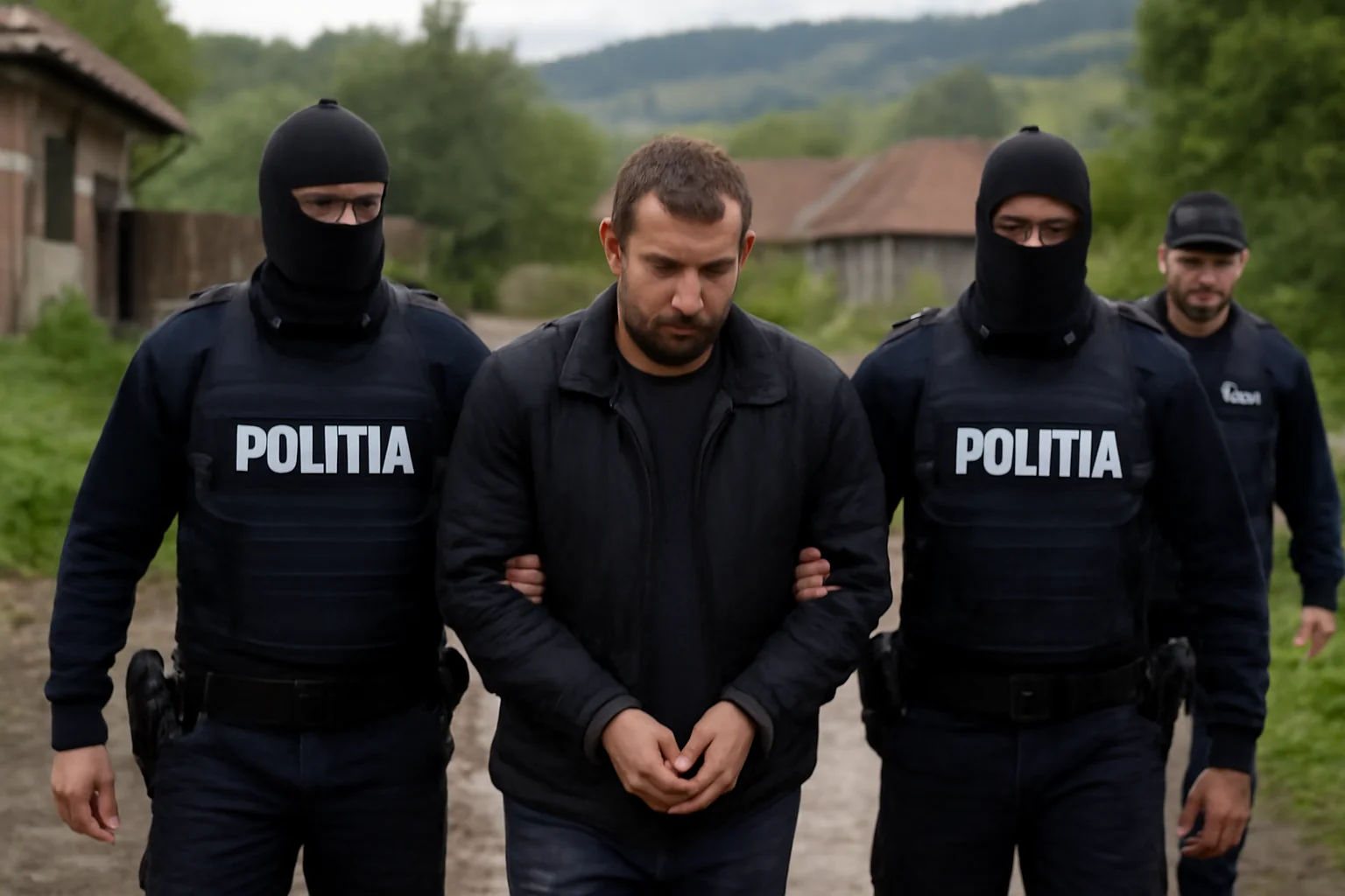 Percheziții în Poienile de sub Munte pentru trafic de migranți
