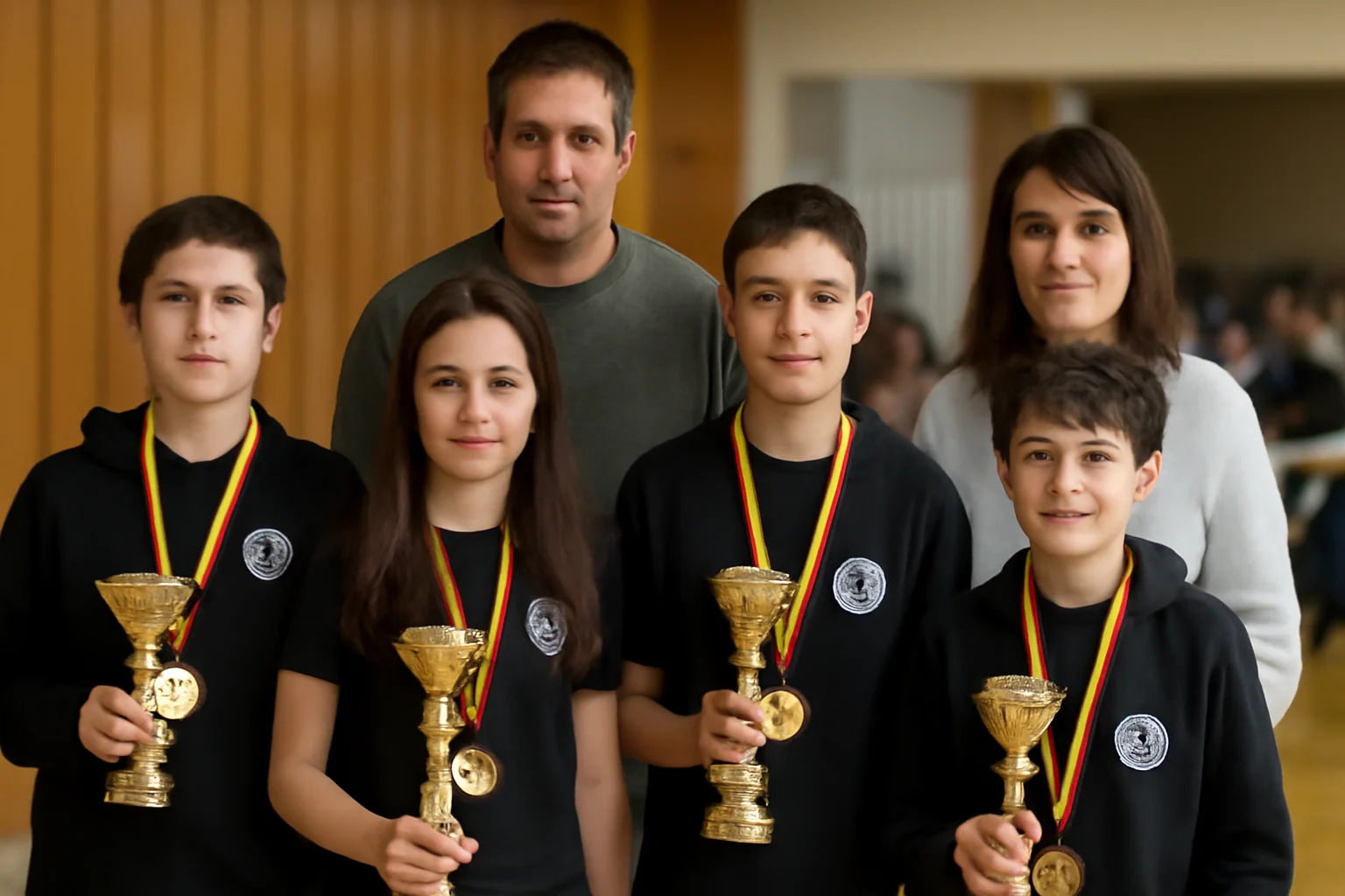 Performanță pentru Clubul de Șah „Tinerii Lei” Baia Mare la Cupa Crăciunului din municipiu