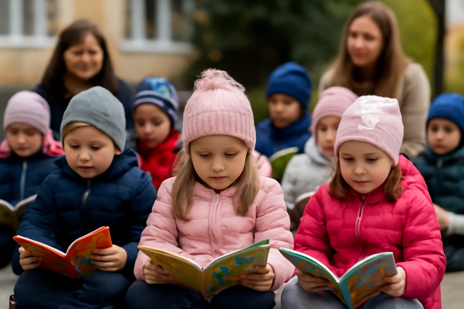 Preșcolarii de la Grădinița Micul Prinț Baia Mare sărbătoresc Ziua Națională dedicată lecturii