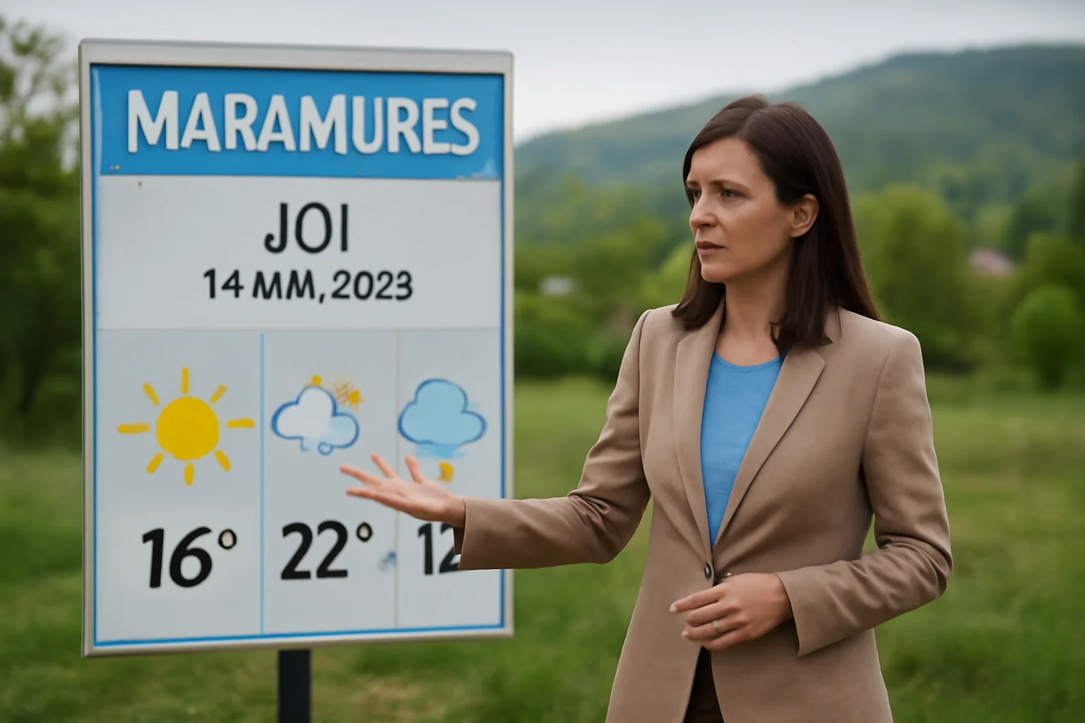 Prognoza meteo pentru Maramureș joi, 14 mai 2026