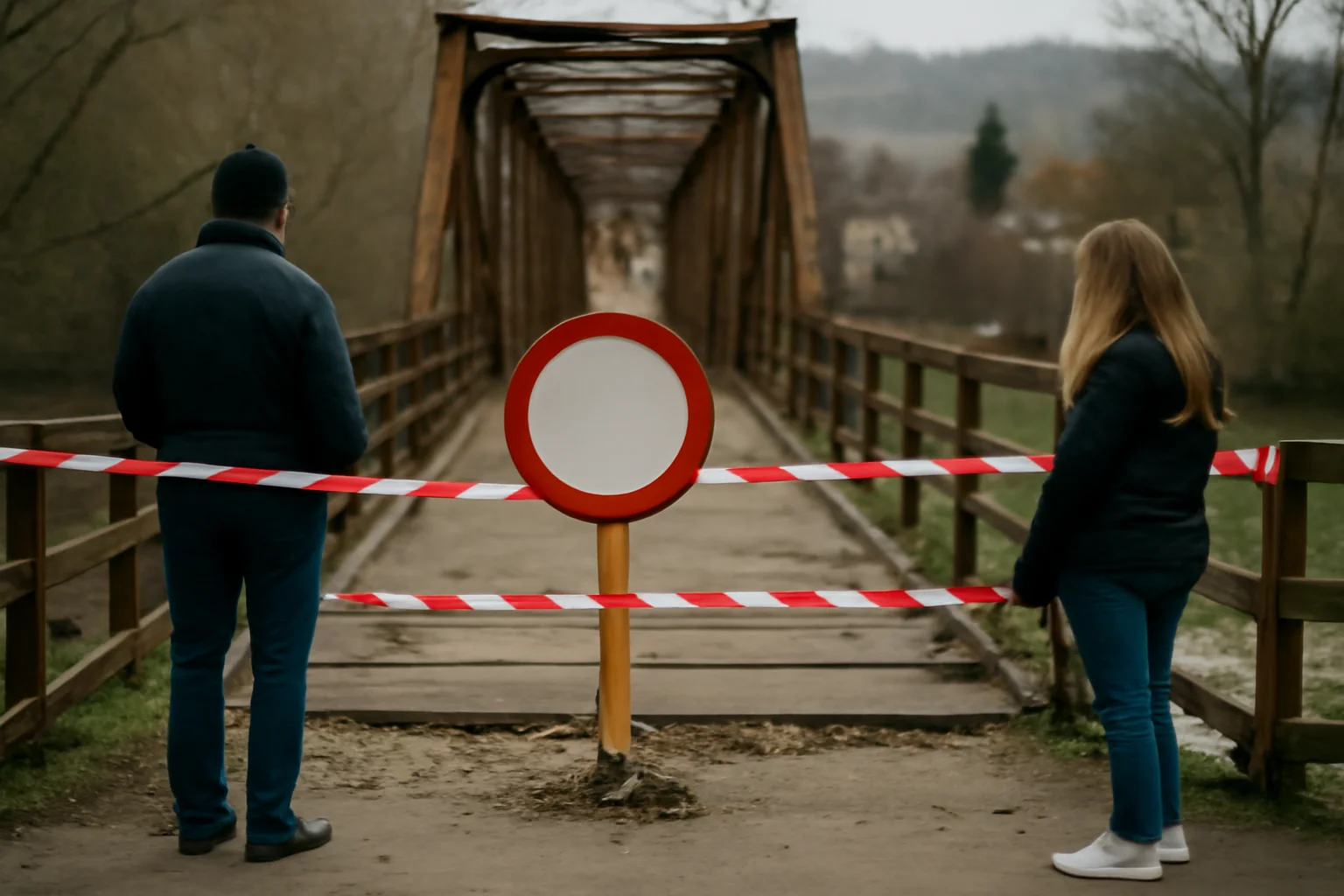 Restricții de circulație la Baia Mare: acces blocat pe podul de la Vișeu de Jos din motive de siguranță