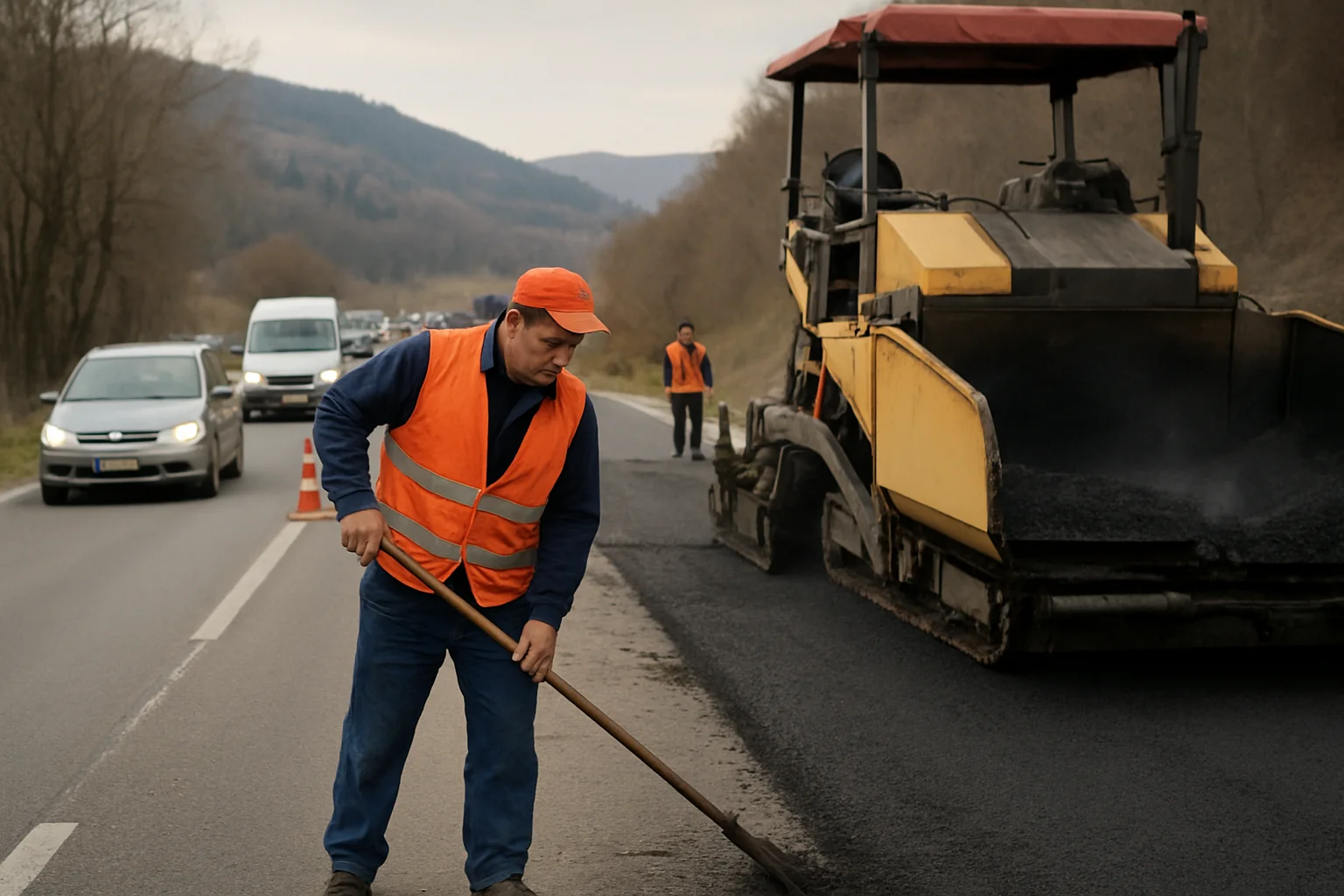 Restricții de trafic pe DN 18 lângă Sighetu Marmației