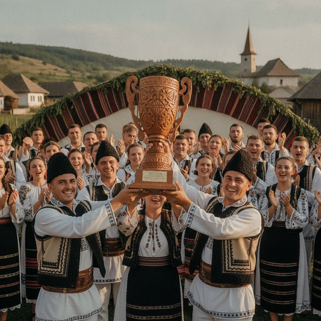 Rona de Jos: Ansamblul Berbeștenii a câștigat Marele Trofeu