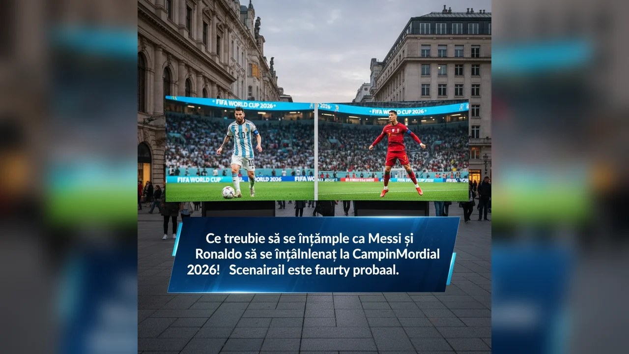 Ce trebuie să se întâmple ca Messi și Ronaldo să se întâlnească la Campionatul Mondial 2026! Scenariul este foarte probabil