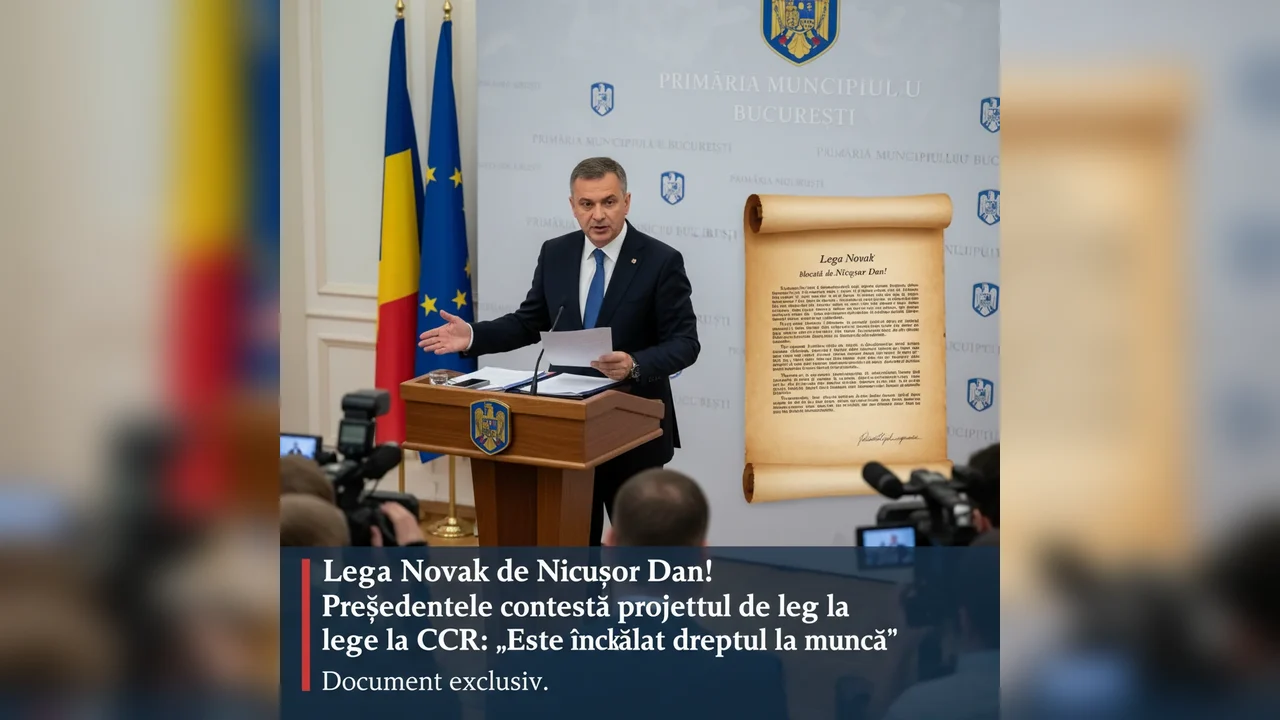 „Legea Novak”, blocată de Nicuşor Dan! Președintele contestă proiectul de lege la CCR: „Este încălcat dreptul la muncă”. Document exclusiv