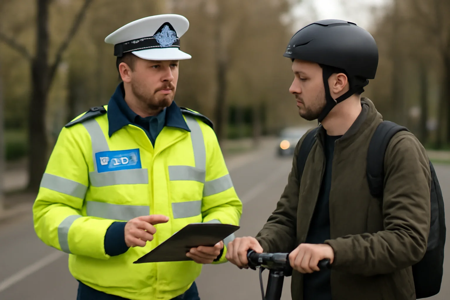 Siguranța bicicliștilor și trotinetelor electrice, un obiectiv al poliției