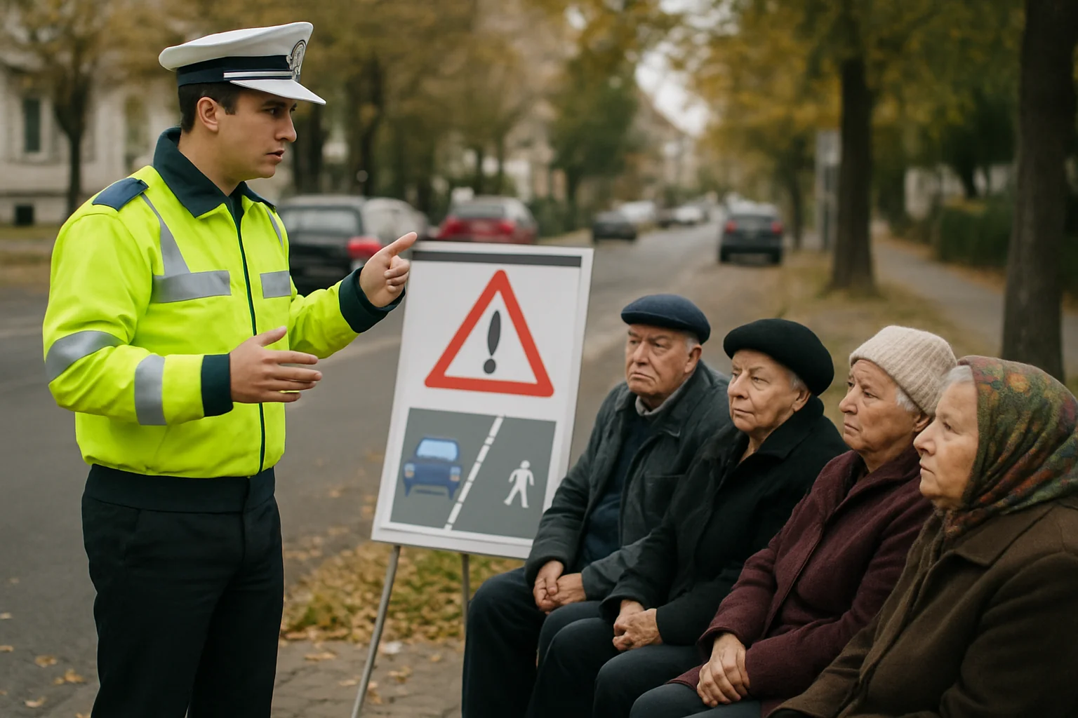 Siguranța rutieră: Activități pentru vârstnici în Baia Mare