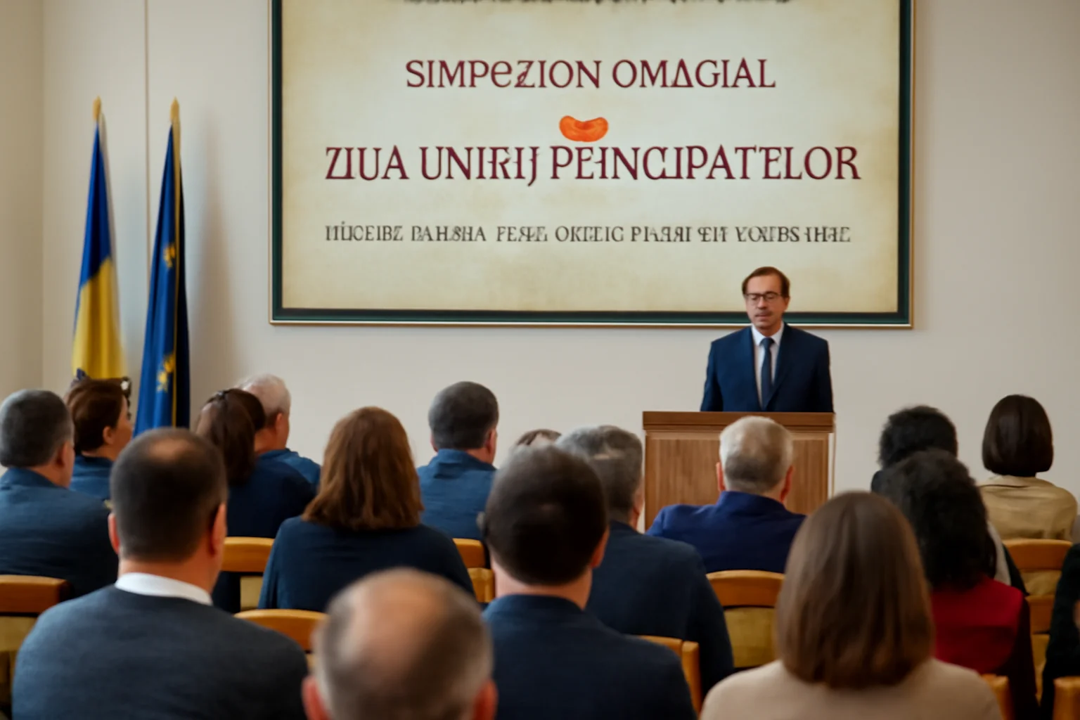 Simpozion omagial de Ziua Unirii Principatelor, la Baia Mare, în Aula Universității „Vasile Goldiș”