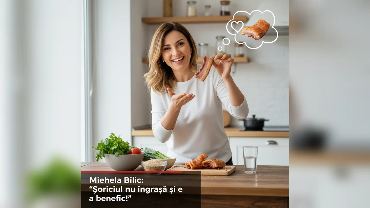 Mihaela Bilic recomandă consumarea șoriciului. Medicul nutriționist susține că nu îngrașă și e benefic pentru sănătate