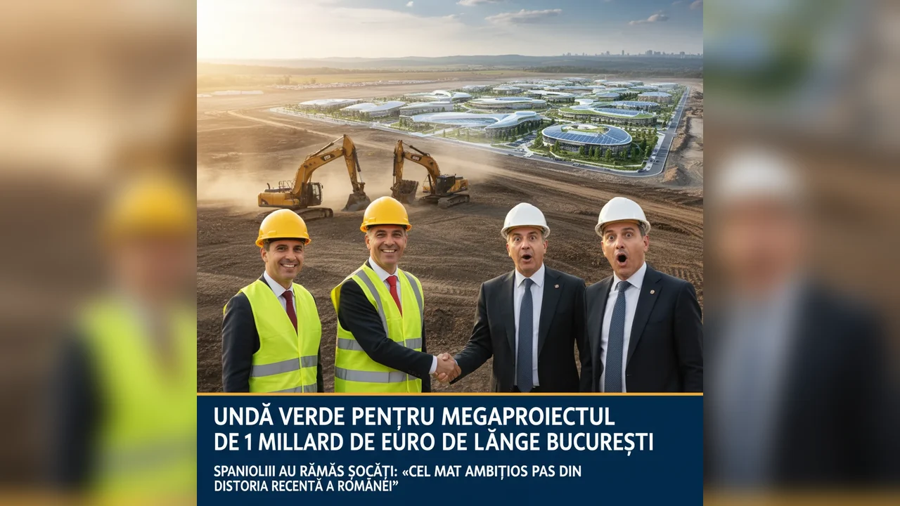 Undă verde pentru megaproiectul de 1 miliard de euro de lângă București. Spaniolii au rămas șocați: „Cel mai ambițios pas din istoria recentă a României”. Foto
