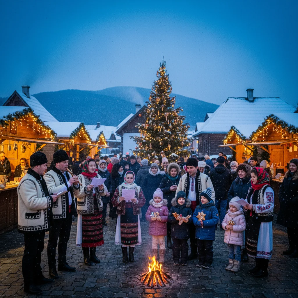 Târgul de Crăciun Feerie de iarnă aduce tradiție, colinde și bucuria comunității