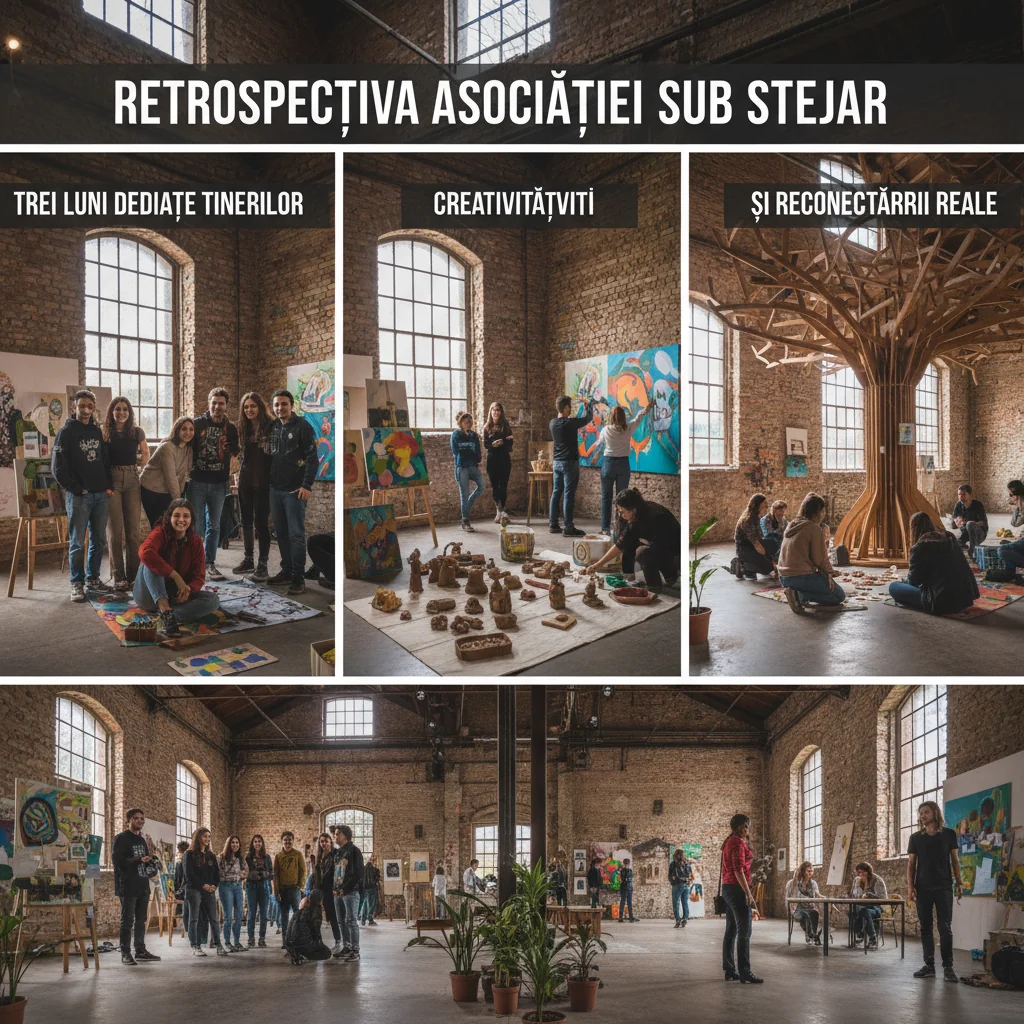 Trei luni de proiecte pentru tineri, creativitate și reconectare în comunitate