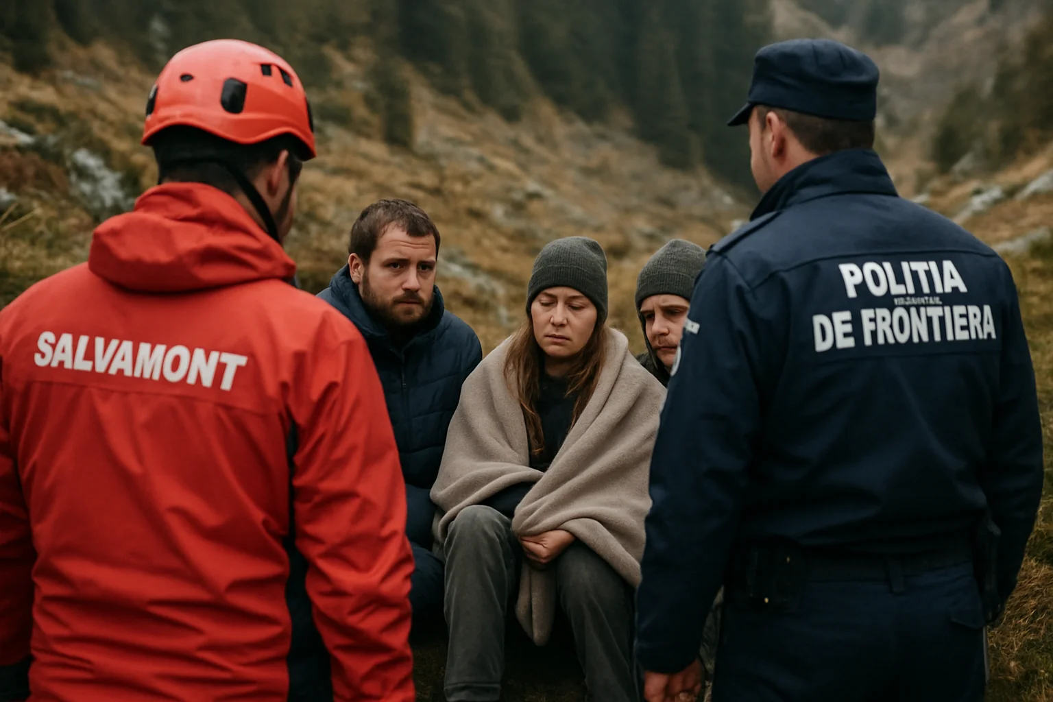 Trei ucraineni salvați din munții Maramureșului după 14 ore