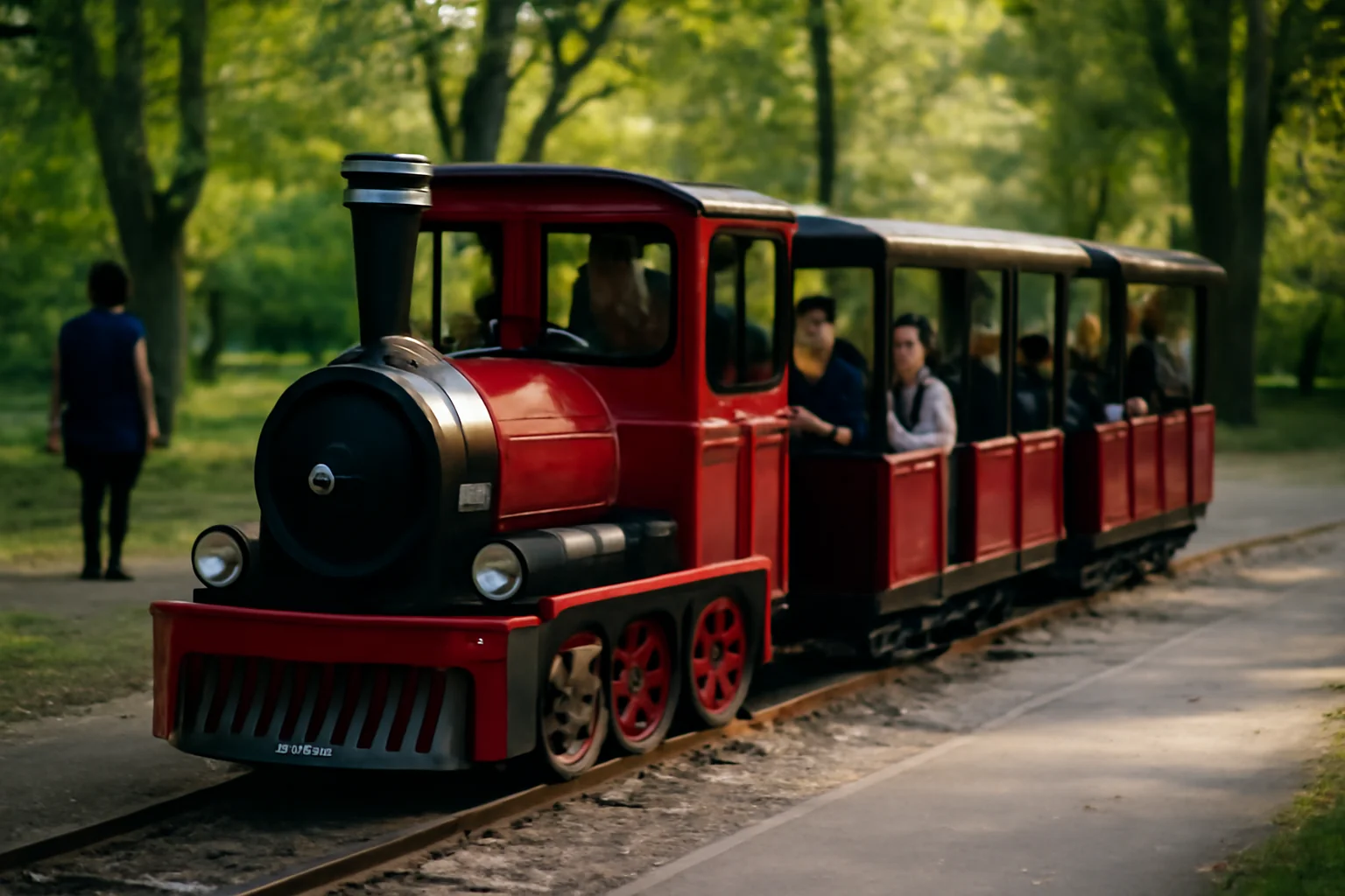 Trenulețul din Parcul Regina Maria primește locomotivă modernă