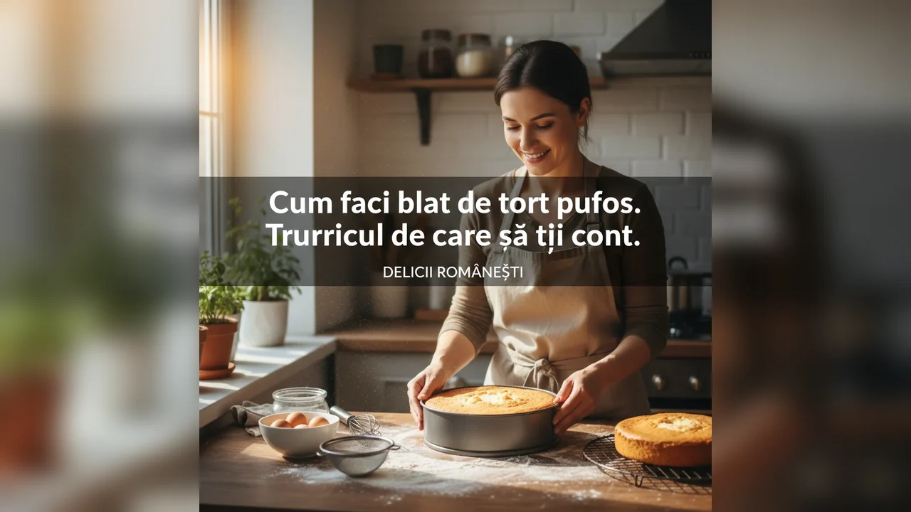 Cum faci blat de tort pufos. Trucurile de care să ții cont