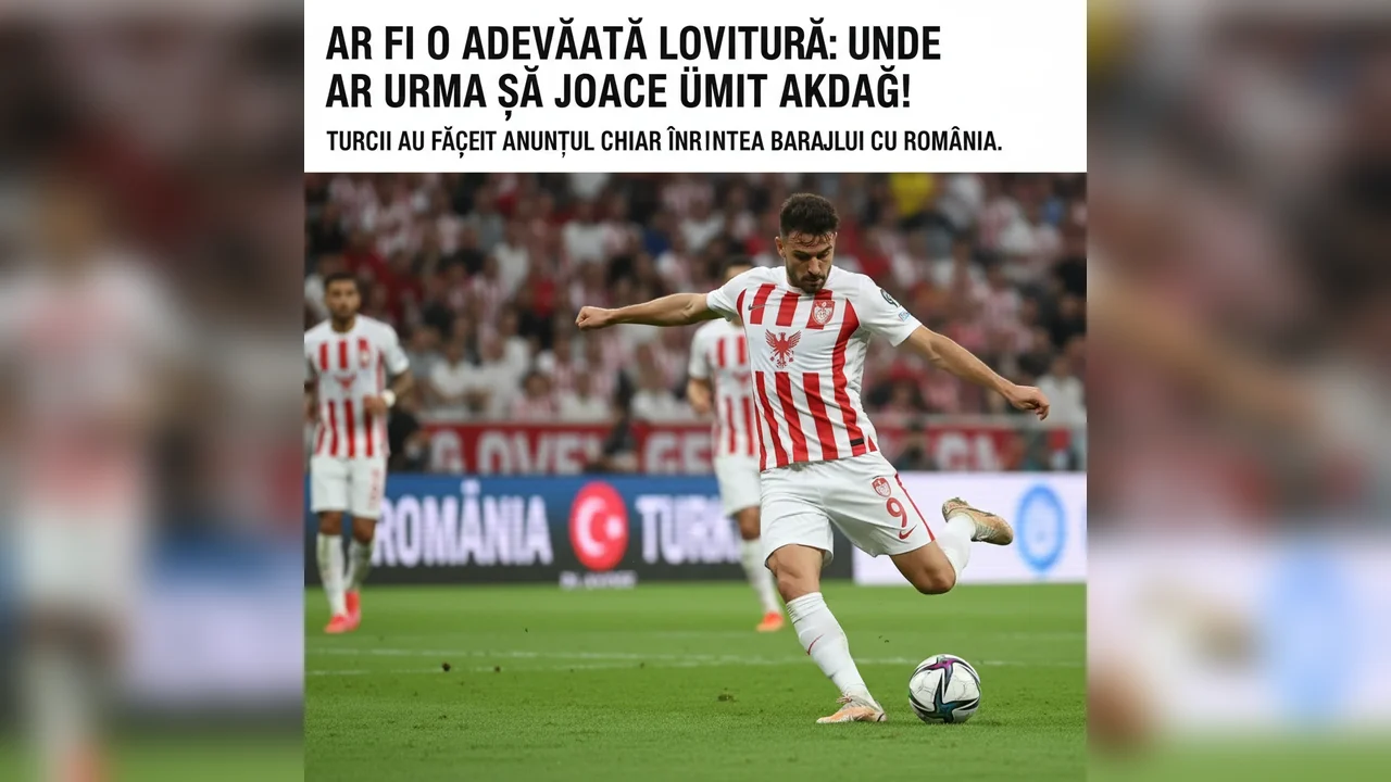 Ar fi o adevărată lovitură: unde ar urma să joace Umit Akdag! Turcii au făcut anunțul chiar înaintea barajului cu România