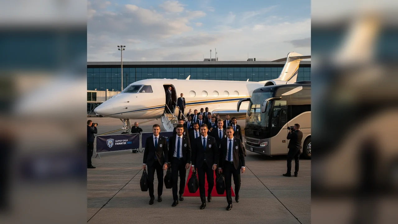 Zbor de 20 minute! Universitatea Craiova şi-a trimis jucătorii la Super Gala Fanatik 2025 cu un private jet de 5 milioane de euro