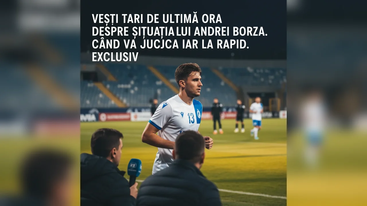 Vești tari de ultimă oră despre situația lui Andrei Borza. Când va juca iar la Rapid. Exclusiv
