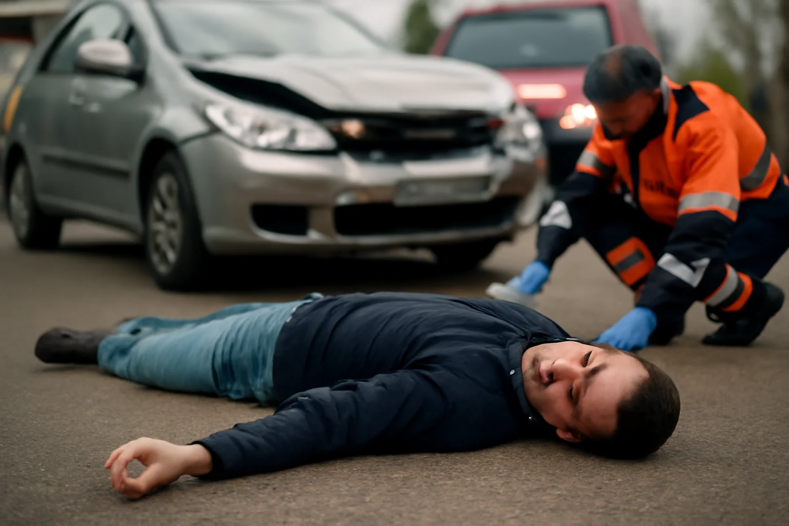 Victimă inconștientă după un grav accident de circulație produs în Baia Mare