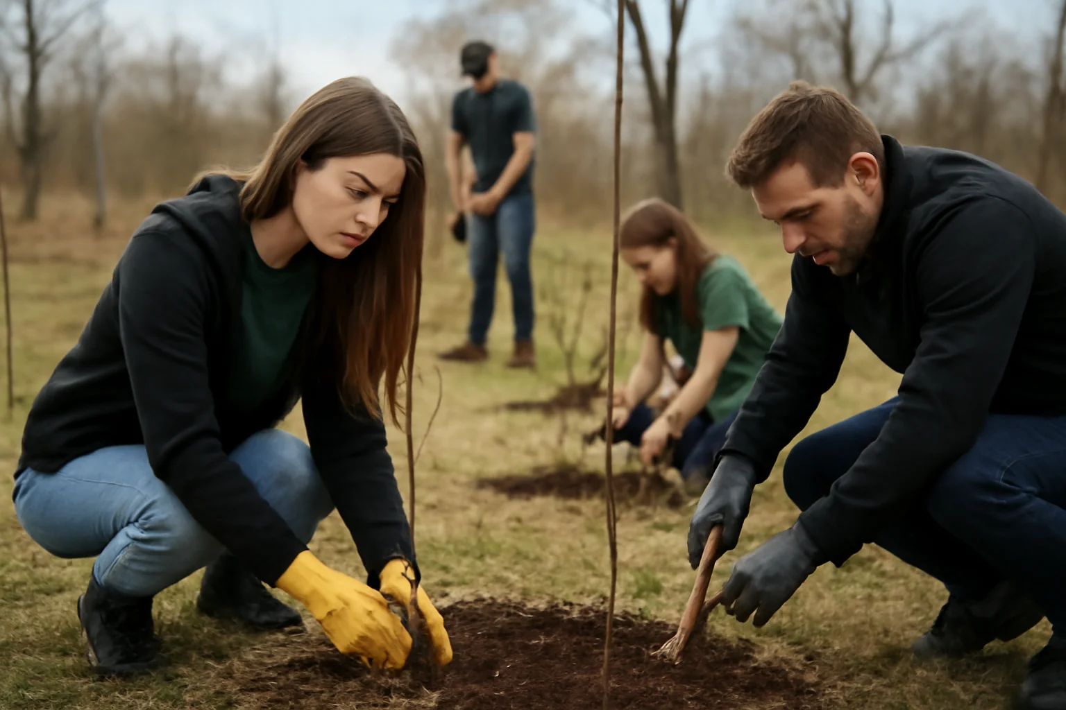 Xtreme Adventure implicată în plantarea de arbori