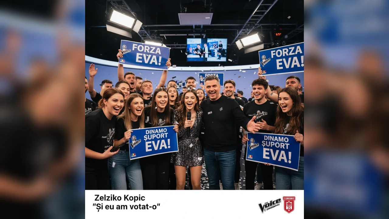 Familia Dinamo, alături de Eva Nicolescu în semifinala Vocea României! Dezvăluirea lui Zeljko Kopic: „Și eu am votat-o