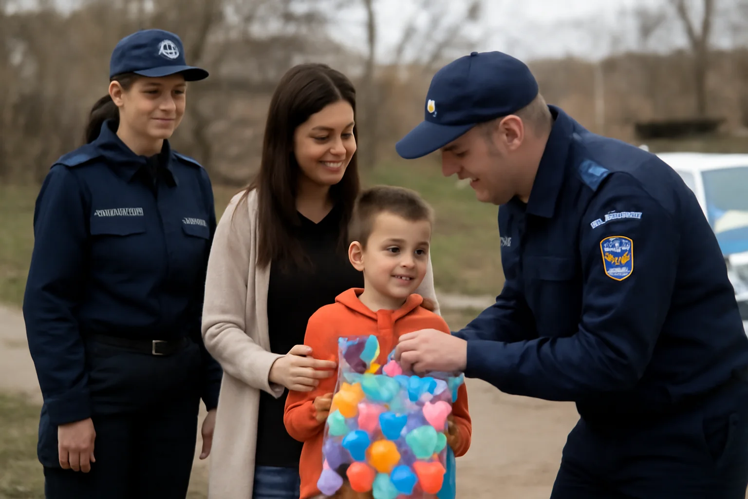 Zi de naștere marcată prin gest umanitar al polițiștilor maramureșeni la Baia Mare